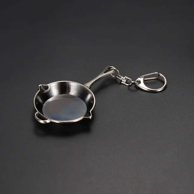 Pan Three level Head Metal Model Keychain Frying Pan - Shop at LoveMi