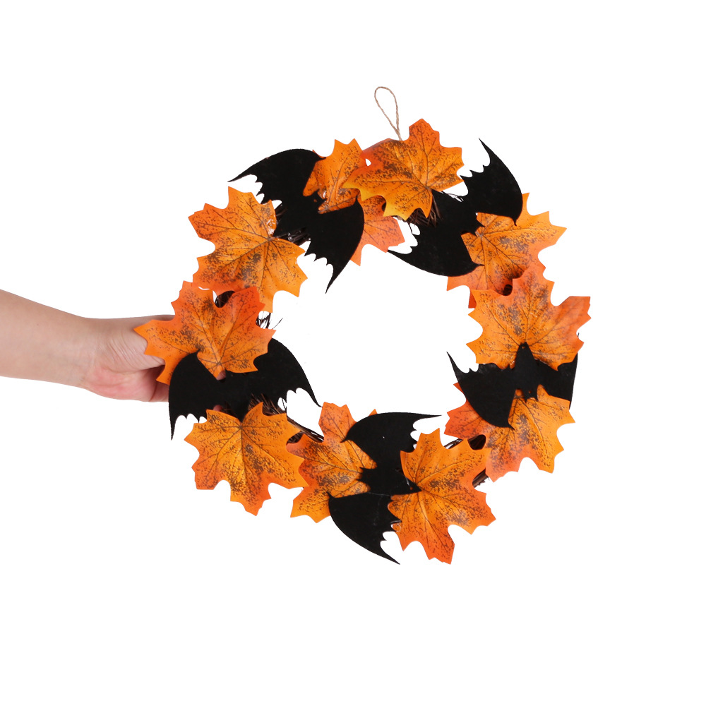 Halloween bat garland pendant bar decoration window door