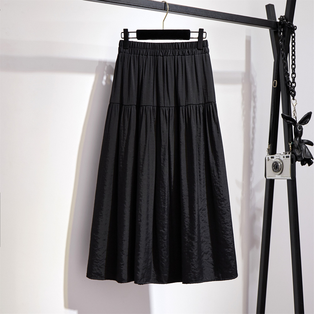 Title 2, Skinny elastic waist skirt, designed for a comf...