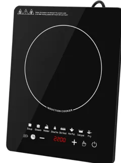 2200W Black Crystal Panel Induction Cooker - W13277677 - View 1