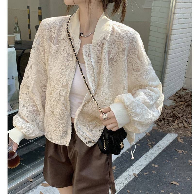 Title 1, Loose Lace Short Jacket Coat Women