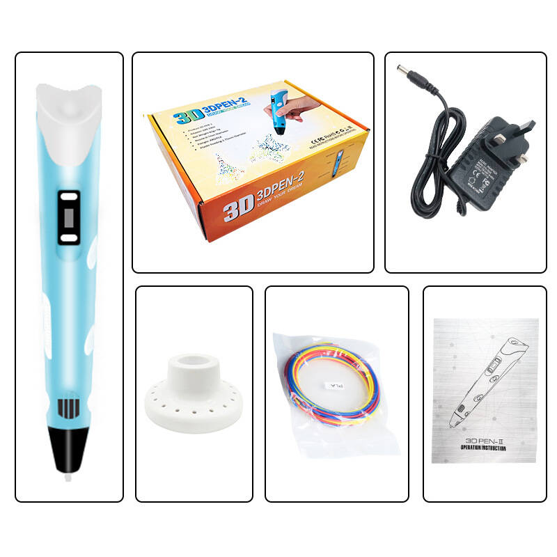 3D Pen 3D Printing Pen Kit Includes 3 Colours PLA Filament, Stencil Book - Dual 3D Printer Compatibility - Perfect For Art, Craft Kits For Adults & 3D Pens For Kids - Ceramic Nozzle & Auto-Sleep