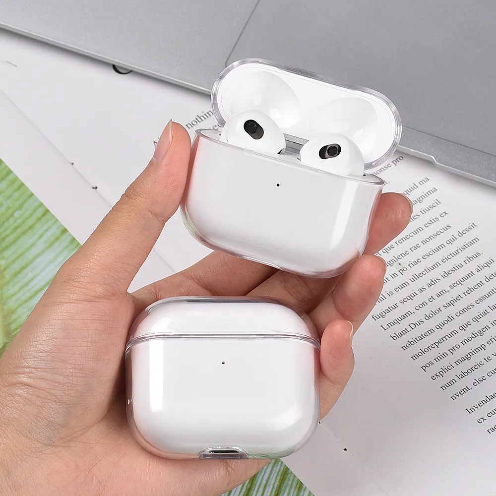 Transparent Case For Airpods 2 3 Pro 1 Case PC Clear Earphone Cover For Air Pods Pro 2 3 1 Earpods Case Charging BOX Shell – image 4