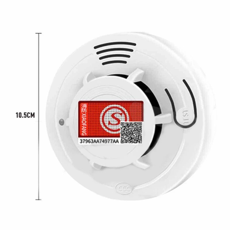 2 X Home Fire Alarm Smoke Detector Gas Sensor Twin Pack With Batteries 10 Year — foto 8