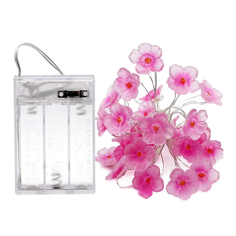 Battery Light String Plum Blossom Christmas Outdoor