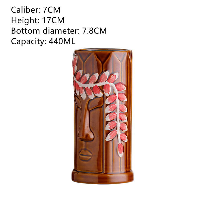 Hawaiian TIKI Cup Brown