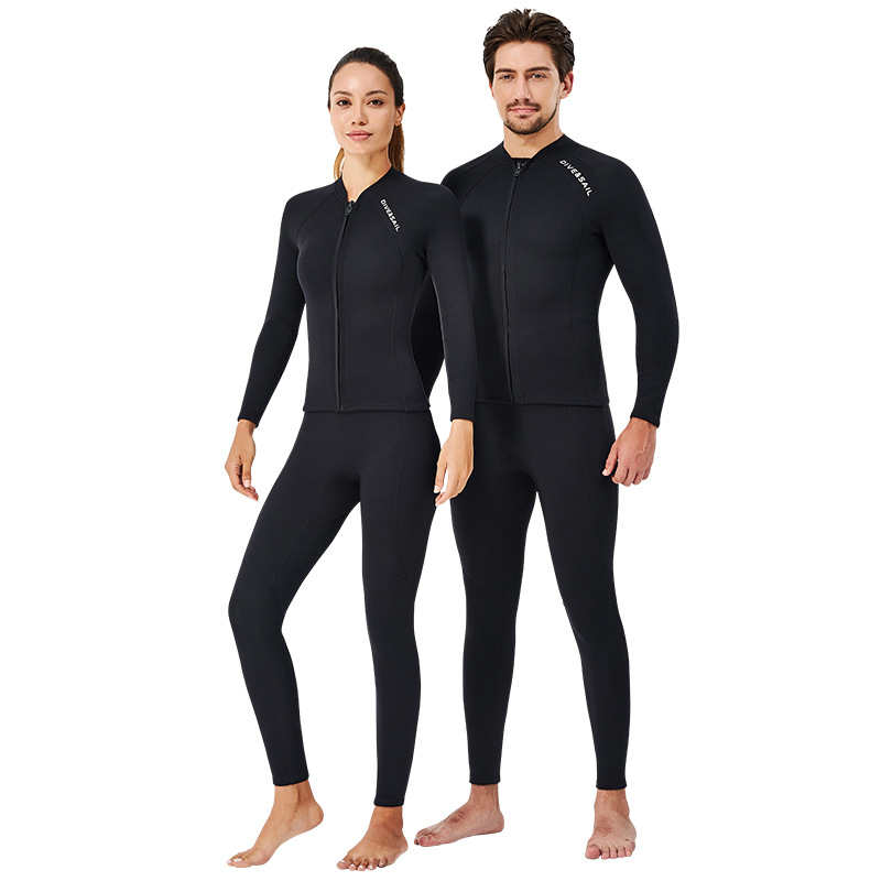 New 2MM Diving Suit Split Top With Long Sleeves