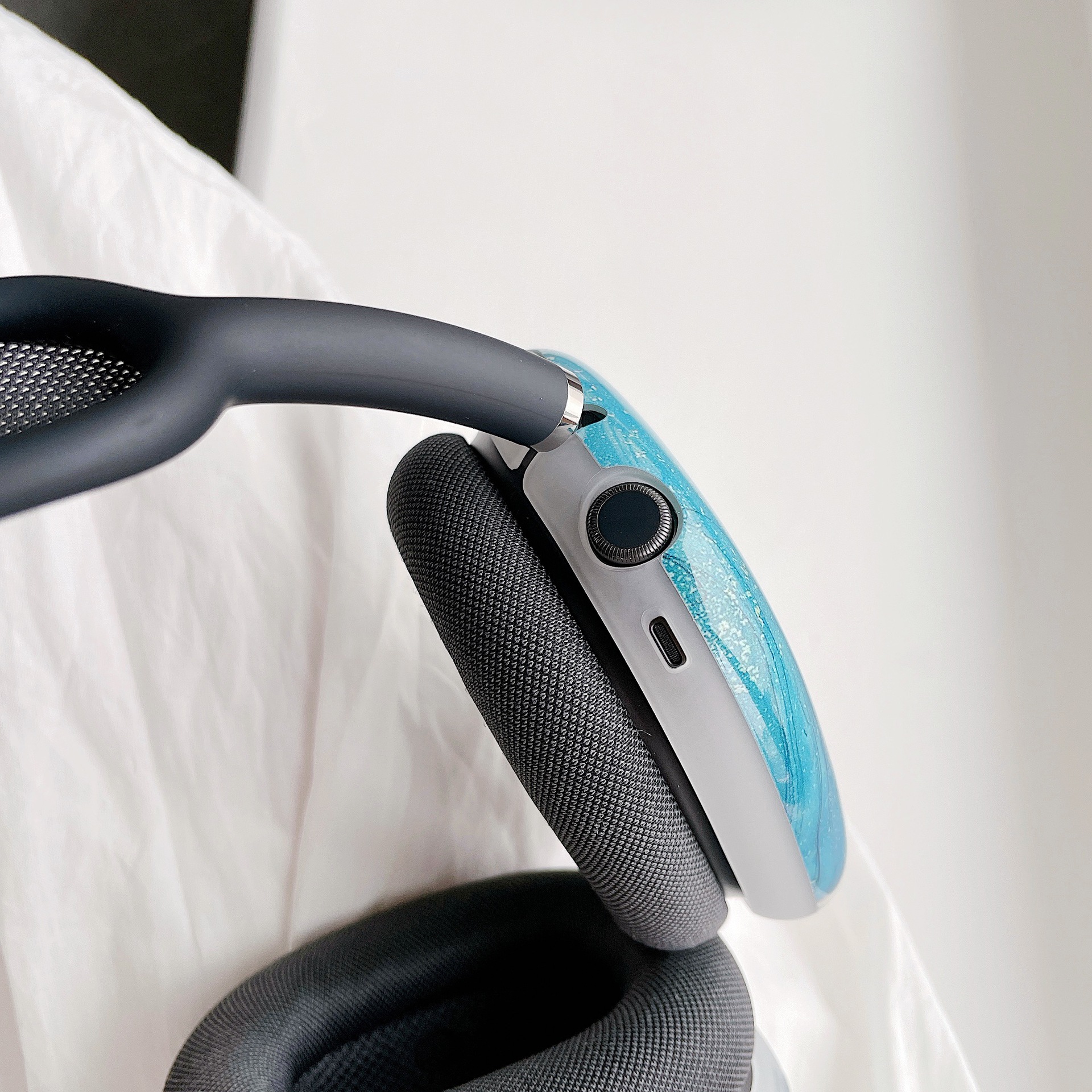 Silicone Marble Bluetooth Headset Cover - 7