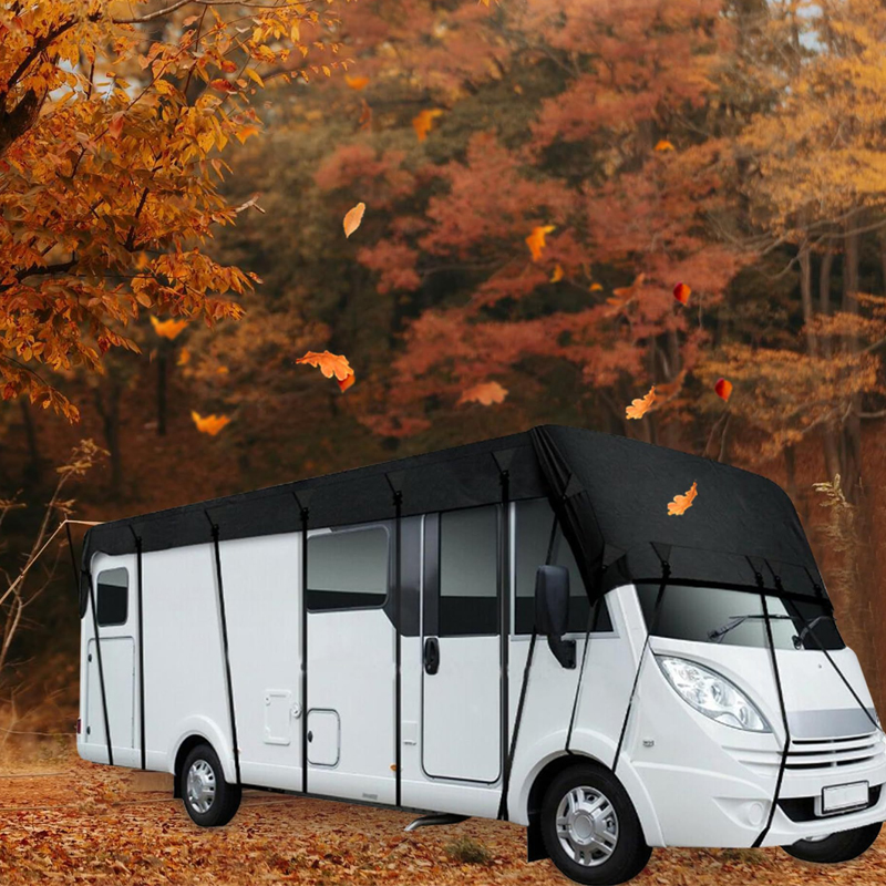5-8.53m RV Protective Roof Top Cover For Motorhome Caravan Camper Vehicles — image 4