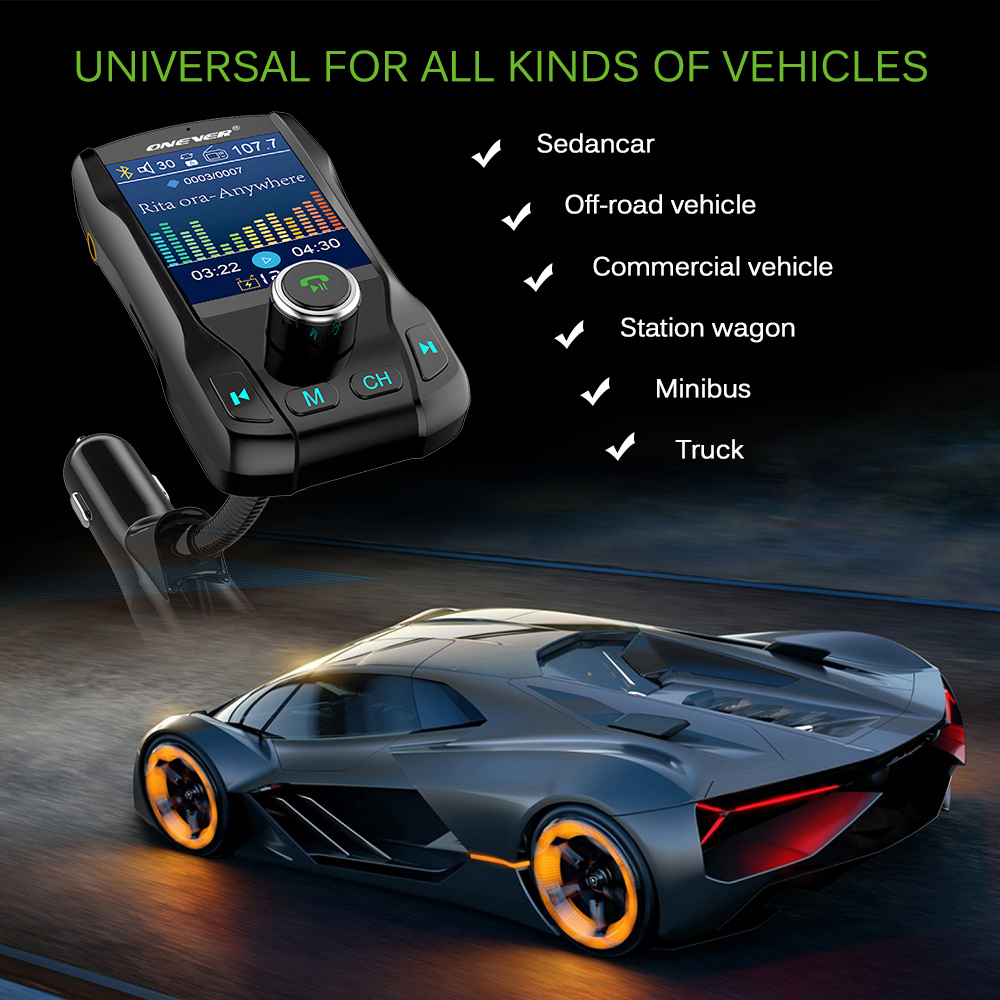 Title 10, Compatible with Apple , Card car FM transmitter...