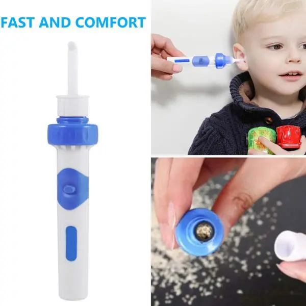 Safety Electric Cordless Vacuum Ear Cleaner Wax Remover Painless Cleaning Tool – image 2