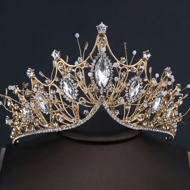 Handmade Accessories Atmosphere Wedding Dress Modeling Hair Accessories Gold - Shop at LoveMi