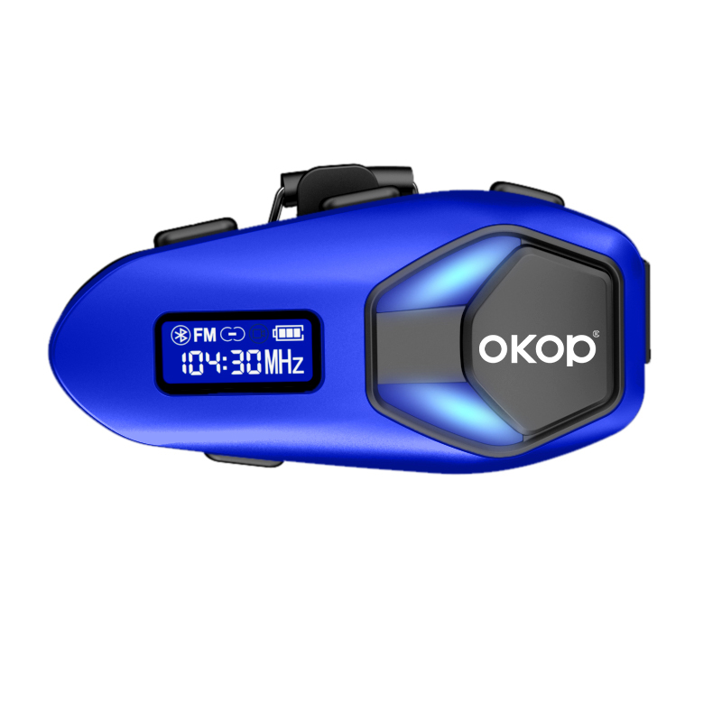 KP-293 Hot-Selling New Helmet Bluetooth Headset Waterproof Dustproof Noise-Canceling Intercom With Digital Display RGB Lighting In Stock 6