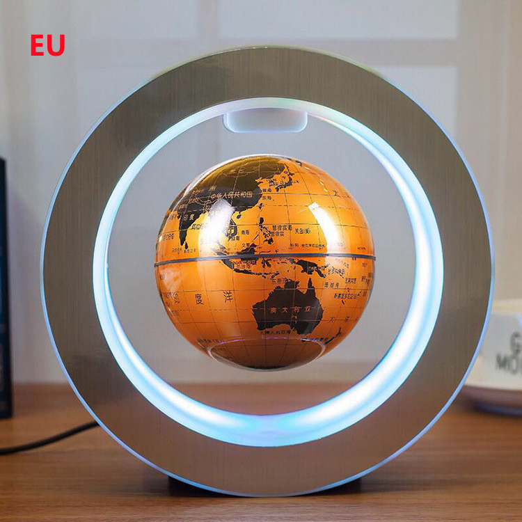 Redondo LED Mundo Mapa Globo Flotante Levitación Magnética Luz Anti Gravedad - Imagen 13 de 13