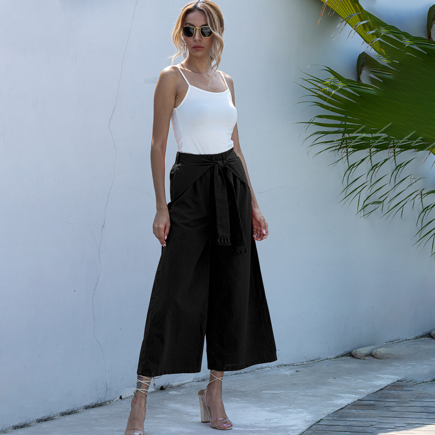 Title 3, Wide leg casual loose trousers