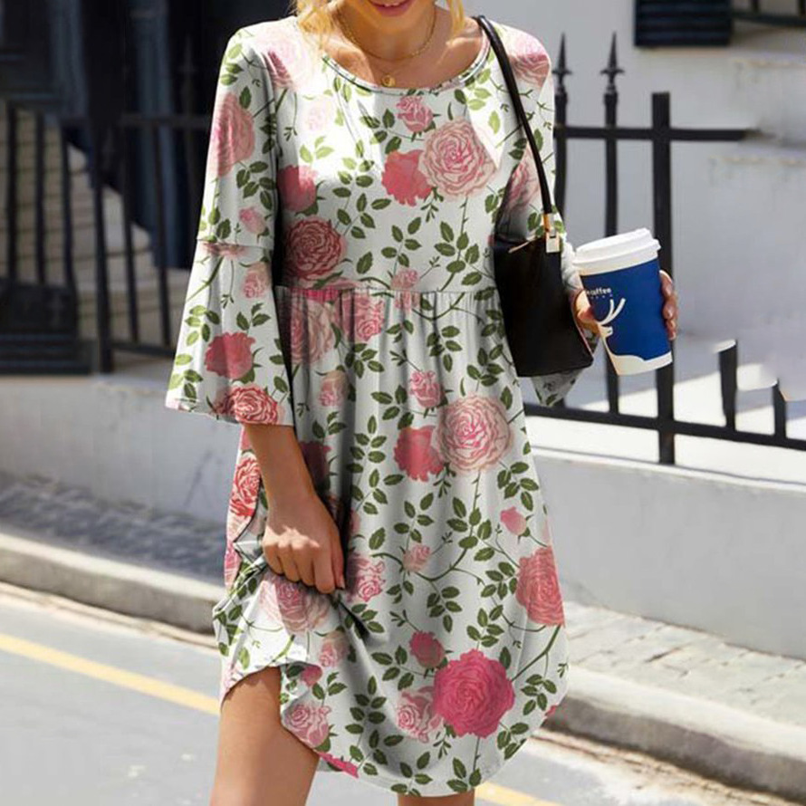 Ladies Fashion Personality Elegance Midi Dress