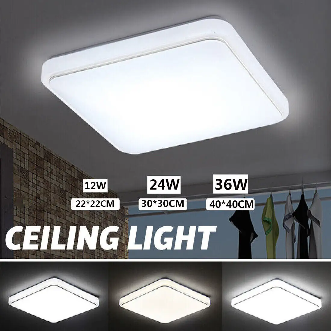 Square Ceiling Lamp 36W