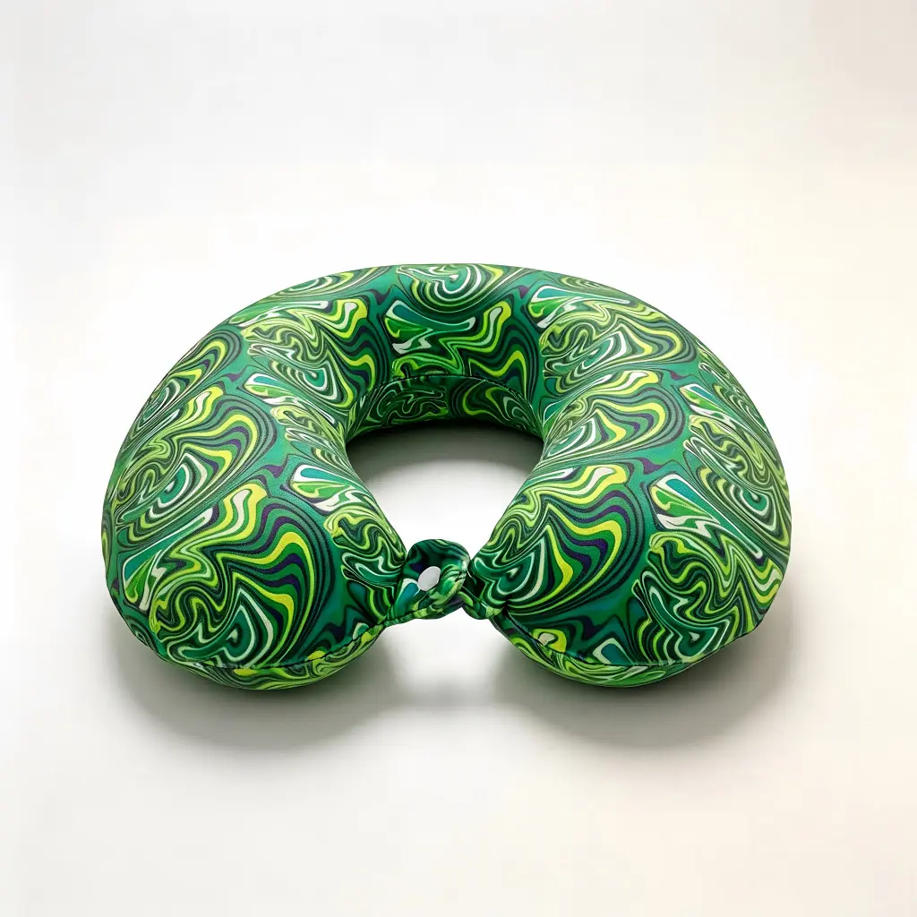 Memory Foam U-shaped Neck Pillow, Travel-friendly Portable