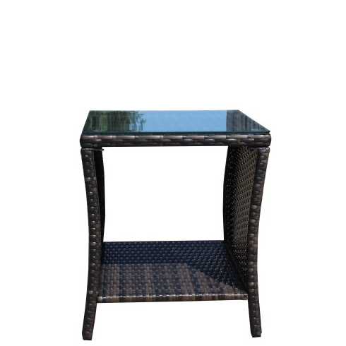 Outdoor Patio Furniture 1 Coffee Table With Clear Tempered Glass — foto 7