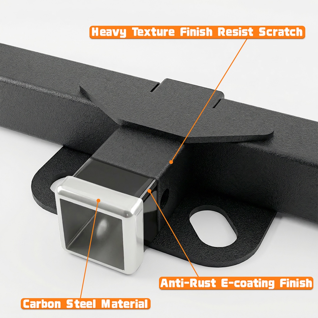 Black Class 3 Tow Trailer Hitch 2 Inch Receiver Compatible With 1983-2011 Ford Ranger  1994-2009 Mazda B2300 B3000 B4000 Pickup — foto 5