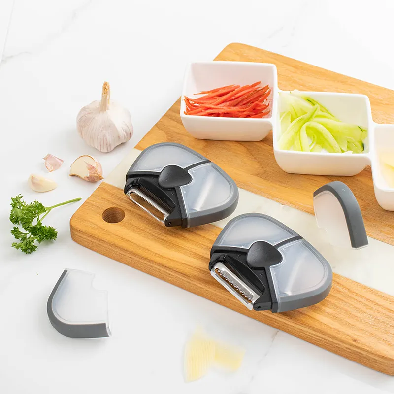 Three-in-one Multi-function Paring Knife Fruit Peeler Potato Melon Planer Kitchen Tool – image 4