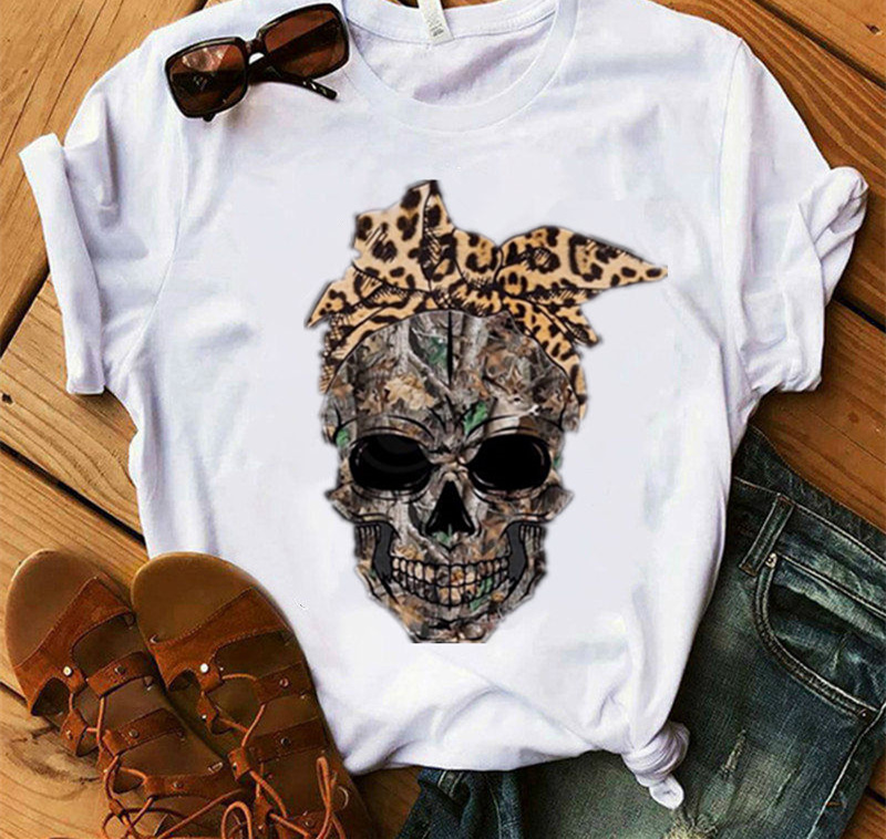 Title 16, Ladies Fashion Skull Top T-shirt Hip Hop Retro ...