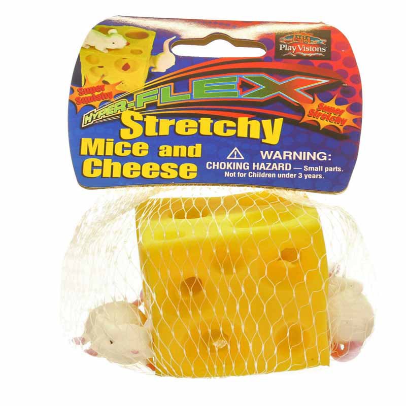 Title 1, Cheese Soft Rubber Elastic Tension Squeeze Toy