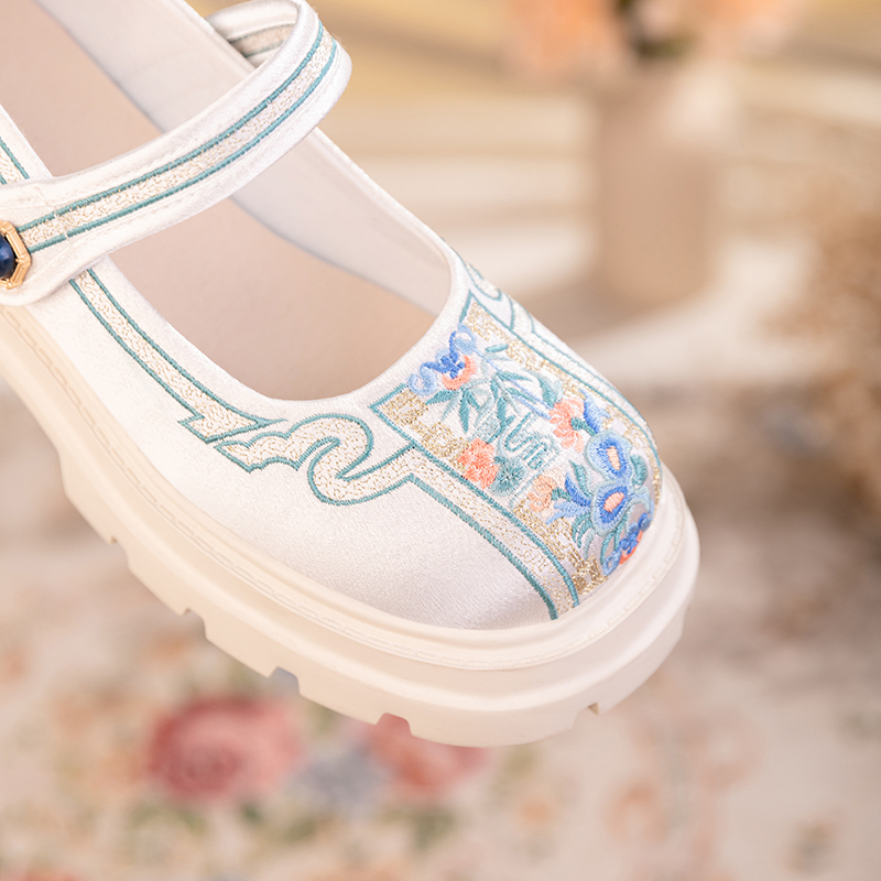 Embroidered Mary Jane Flats, picture 4 of 5