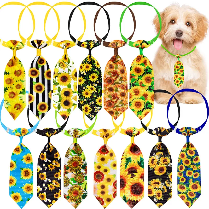 Sunflower Pet Tie Summer Collar
