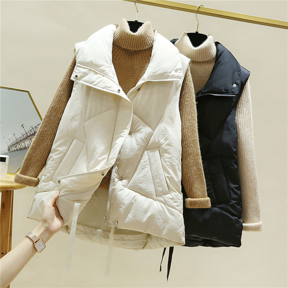 Women's Loose Down Cotton Vest