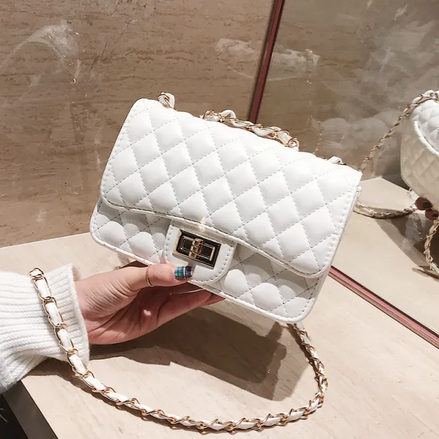 Small Incense Style Shoulder Crossbody Bag White - Shop at LoveMi