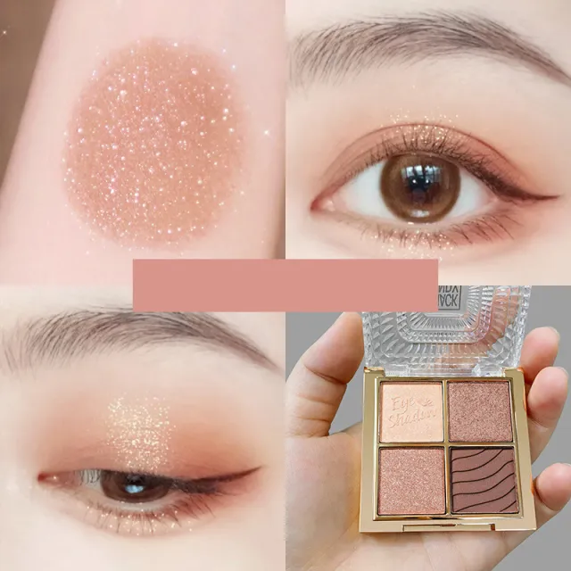Brilliant Eyeshadow Palette Sparkling Pearly Matte Mashed Potatoes 1Color - Shop at LoveMi