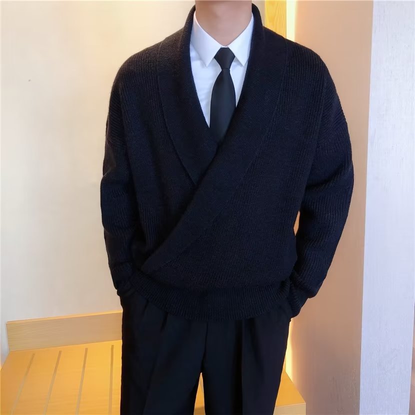 Men’s Loose Casual Sweater Coat