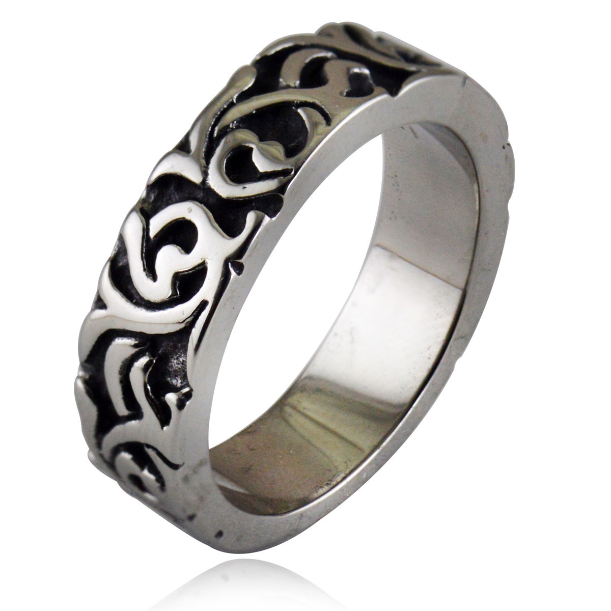 Vintage Carved Ring Punk Rock Tide Ring