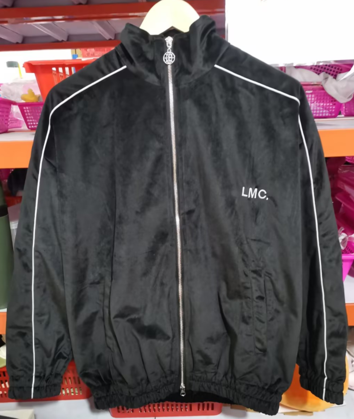 Embroidered Zipper Jacket