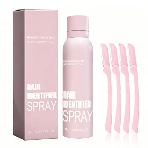 hair identifier spray for face shaving skin body hair identifying spray