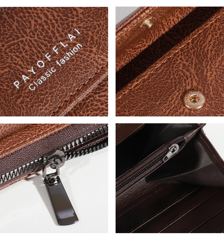 Men's Wallet Bestsellers 2025 New Mobile Phone Bag With Multiple Slots, Casual Long Wallet, Large Capacity Clutch Bag 3