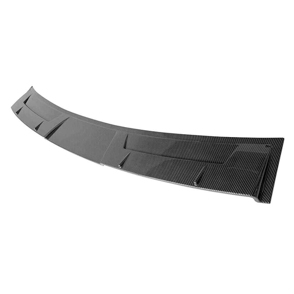 Fits 14-23 Infiniti Q50 V Style Carbon Fiber Print Rear Window Roof Spoiler Wing — foto 5