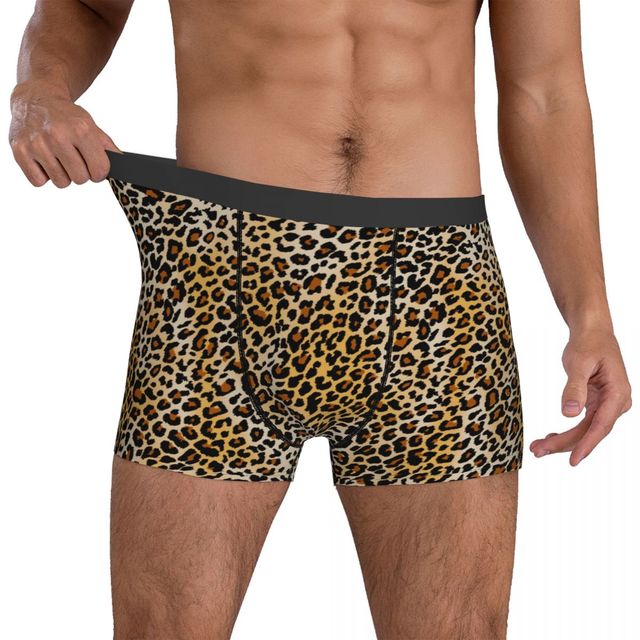 Funky Leopard Print Underwear Black Spots