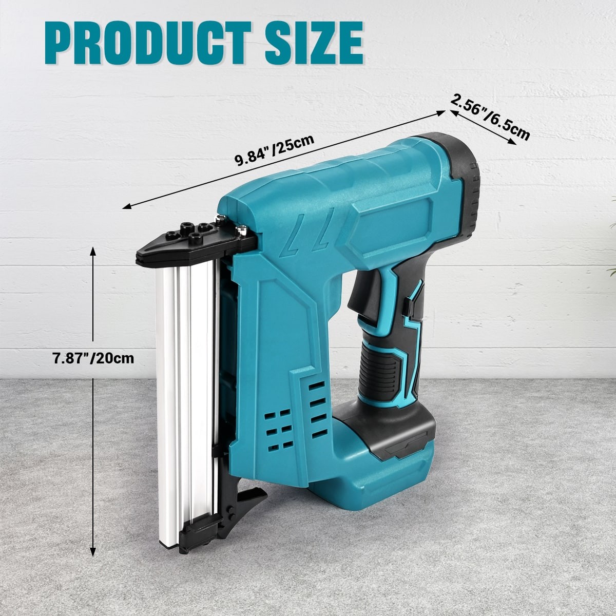 Cordless Brad Nailer Straight Finish Nail Gun For M Akita 18V Without Battery — image 12