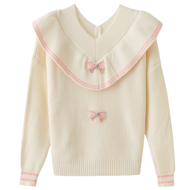 The Bow Ruffle Sweater Is Sweet And Cute