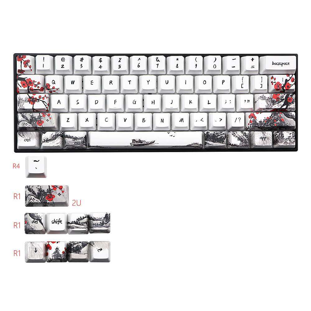 Personality 71 tastatur Five-side Hot Upgrade Key - Miniatyr 4
