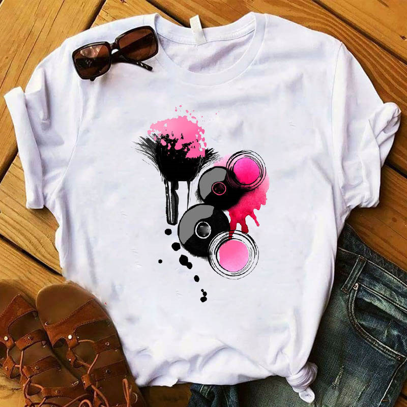 Title 12, Nail Polish Bottle Print Short Sleeve