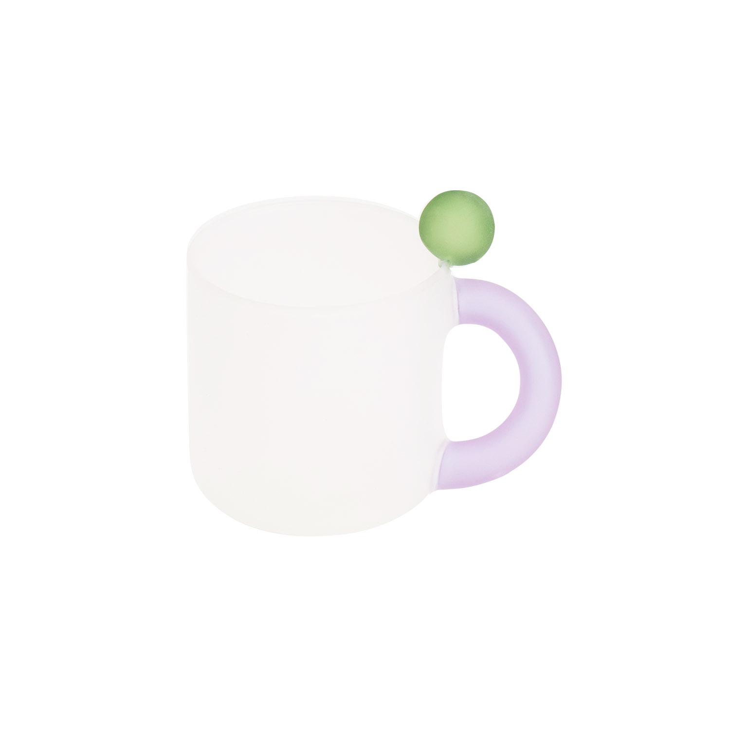 Title 2, Handgefertigter Jelly Bean Fat Mug aus farbigem...