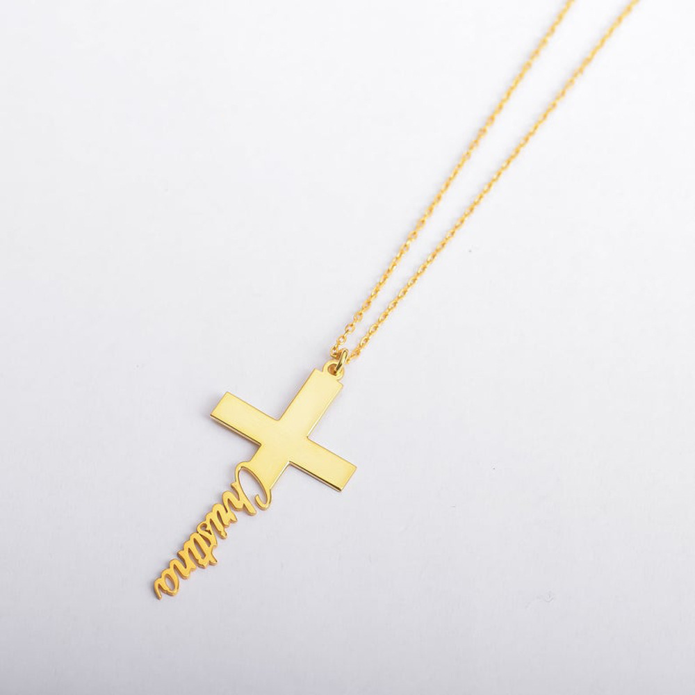 Stainless Steel DIY Cross Necklace