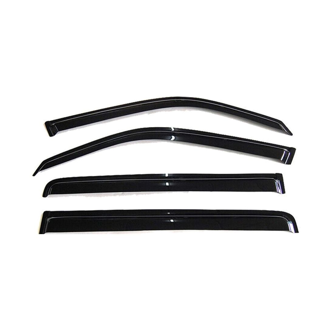 Fits 09-15 H Onda Pilot Acrylic Tape-On Slim 4PCS Window Visors Vent Rain Guard