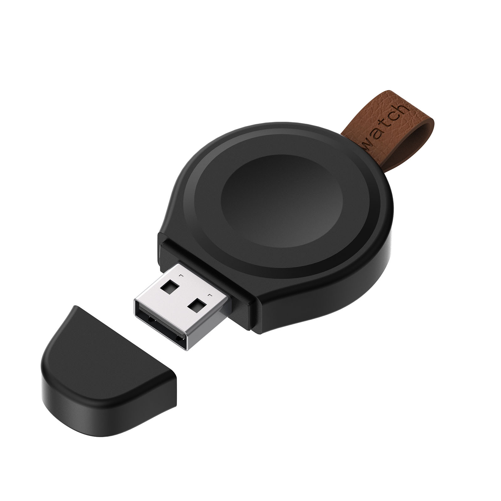 Wireless Charger For IWatch Accessories Portable USB Charging Dock Station Apple Watch Charger Black - Shop at LoveMi