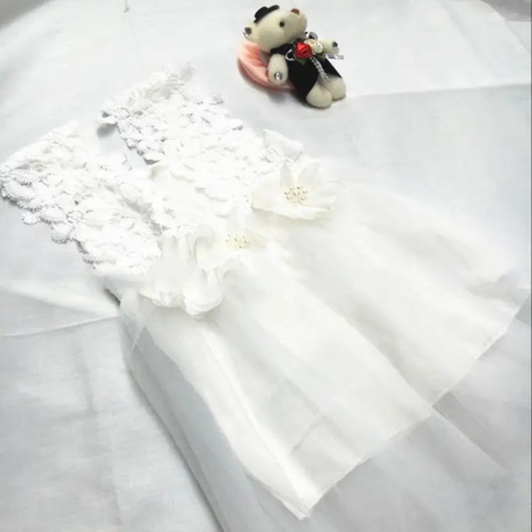 Spring And Summer Children's Sling Lace Little Girl Dress