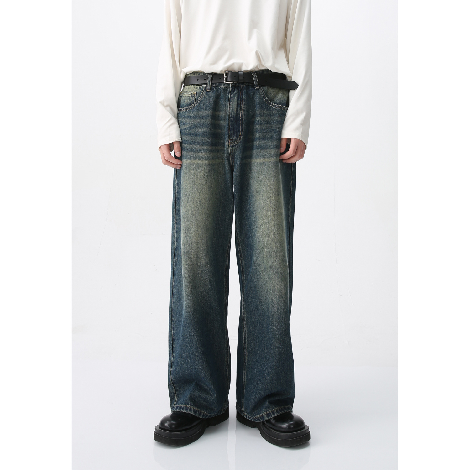 Title 2, Pantalon rétro homme Do The Old Cowboy Water Lo...