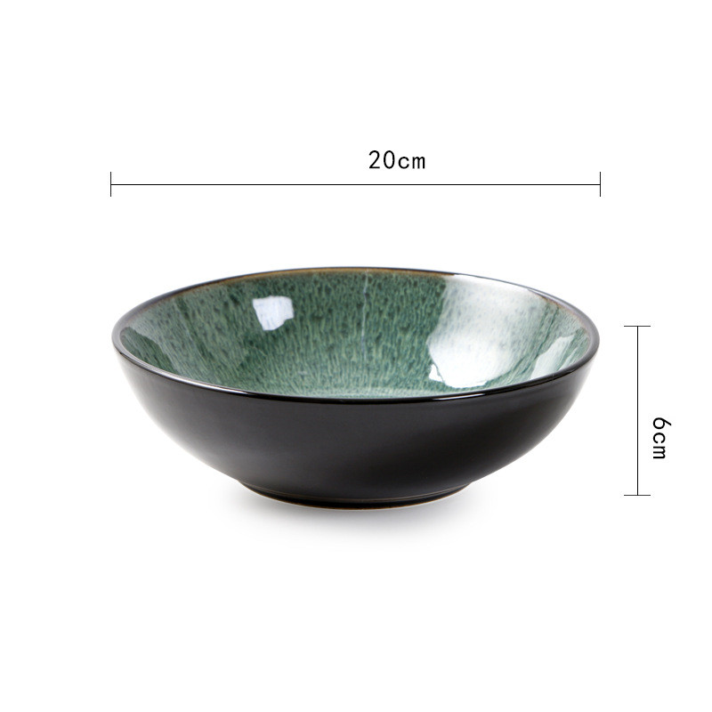 Title 4, Malachite Green Creative Western Food Plate, Fr...